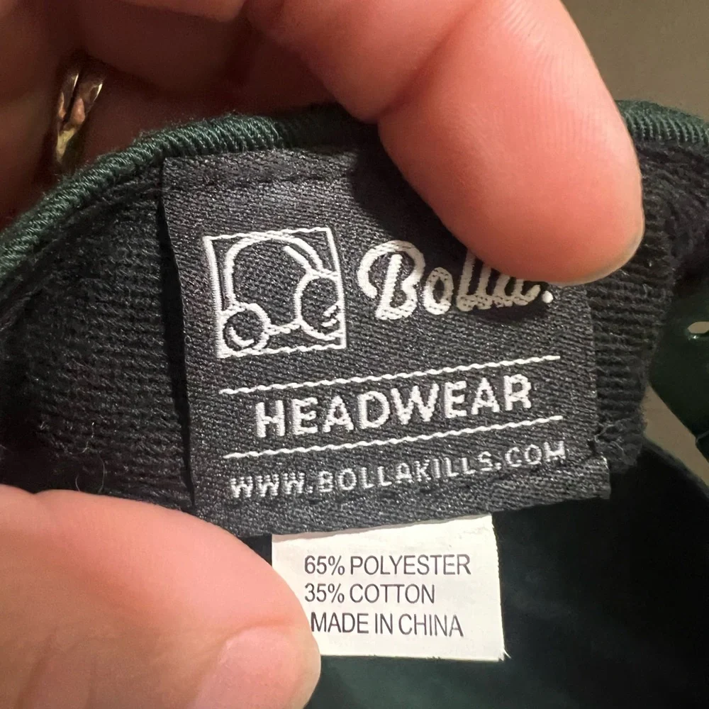 Mens Bolla Headwear Snapback Hat